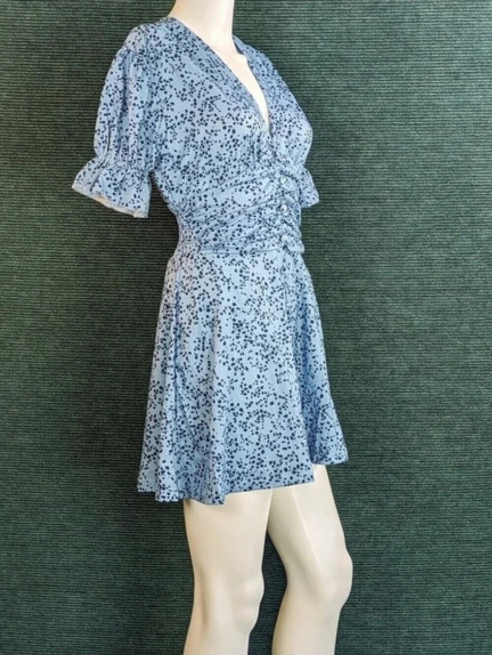 Polo Bonetta Blue on Blue Mini-Dress NWT
